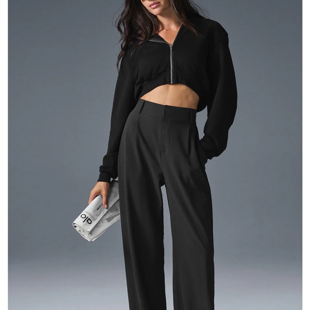 ALO Yoga Black dreamscape trouser